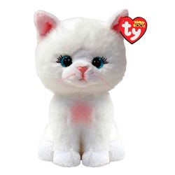 PELUCHE TY BEANIE BOOS - AMELIA CHATTE BLANCHE PETIT 6
